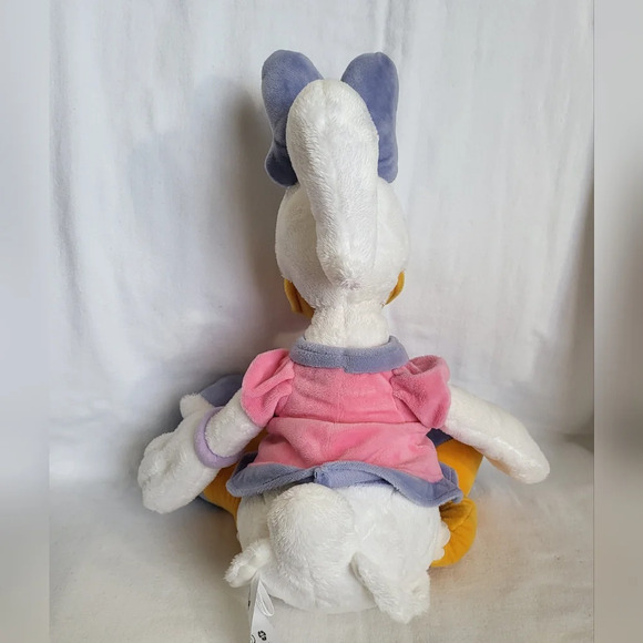 Disney Store Daisy Duck Pink Purple Embroidered 17" Soft Plush Toy Collectible‎ - Picture 4 of 7